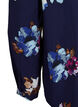 FLASH - Blouse met lange mouwen en print, Big Blue Flower, Packshot image number 3