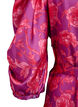 Bloemenjurk met pofmouwen en strikceintuur, Roze, Packshot image number 3