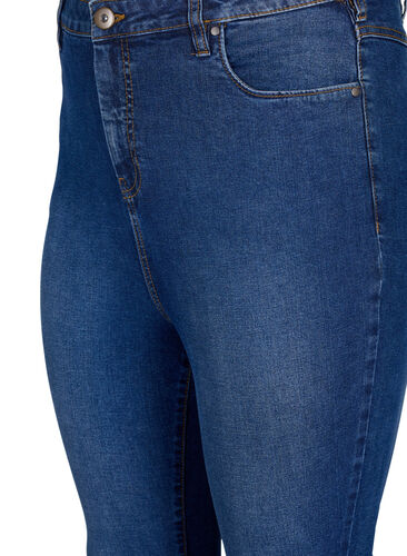 Extra hoog getailleerde Bea jeans met super slanke pasvorm, Blue denim, Packshot image number 2