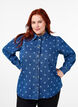 Denim overhemd met strik, Denim Blue W. Wh.Bow, Model image number 0
