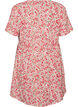 Korte katoenen jurk met bloemenprint, Rood, Packshot image number 1