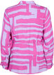 Bedrukte wikkelblouse van viscose, Rose Violet AOP, Packshot image number 1