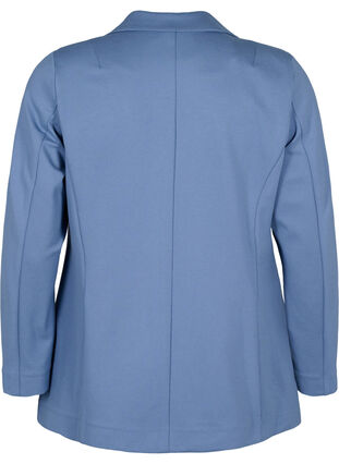Eenvoudige blazer met knoopsluiting, Moonlight Blue, Packshot image number 1