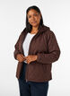 Licht gewatteerd jack met diamant-quilt, Bruin, Model image number 0