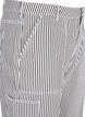 Gestreepte cargo jeans met rechte pasvorm, Black White Stripe, Packshot image number 2