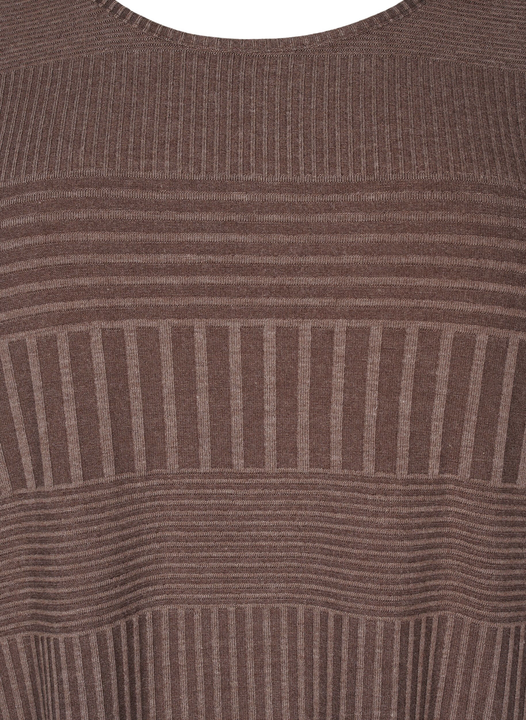 Zizzi Jurk met 3/4 mouwen en strepen, Ch. Martini Mel., Packshot image number 2