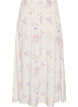 Viscose maxi-rok met smock, Wit, Packshot image number 1