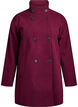 Korte jas met A-lijn vorm, Donker Bordeaux, Packshot image number 0