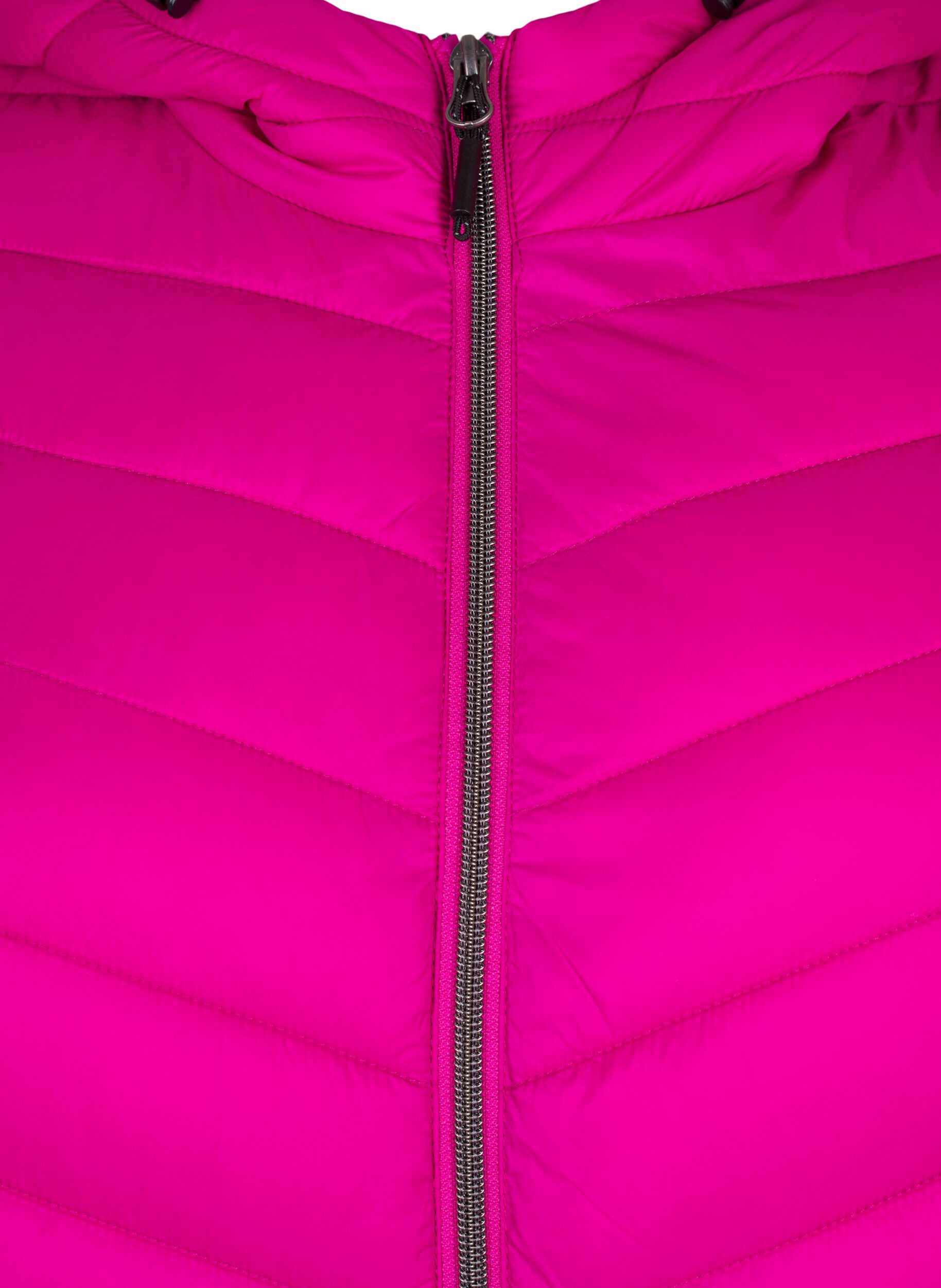 ZizziLichtgewicht jas met capuchon, Roze, Packshot image number 2
