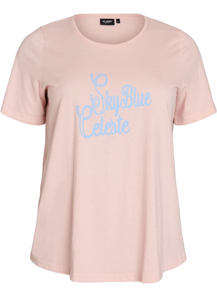 T-shirt met print, Rood, Packshot image number 0