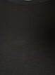 Jersey blouse met lange mouwen en een ronde hals, Zwart, Packshot image number 2