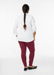 Katoenen legging met voering, Donker Bordeaux, Model image number 2