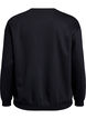 Sweatshirt met motief aan de voorkant, Zwart, Packshot image number 1