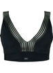 Bikini top met mesh, Black, Packshot image number 0