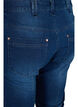 Slim fit capri jeans met zakken, Blauw, Packshot image number 3