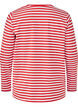 Gestreepte blouse met motief, Whitew.FlameS.Stripe, Packshot image number 1