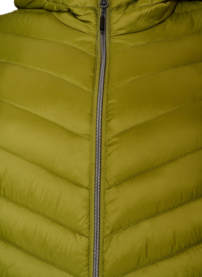 Lichtgewicht jas met capuchon, Groen, Packshot image number 2