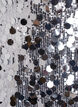 Korte paillettenrok met elastische tailleband, Zilver, Packshot image number 2