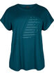 Trainings-T-shirt met korte mouwen en print, Deep Teal/Pacific, Packshot image number 0
