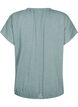 Melange Blouse met korte mouw, Chinois Green Mel., Packshot image number 1