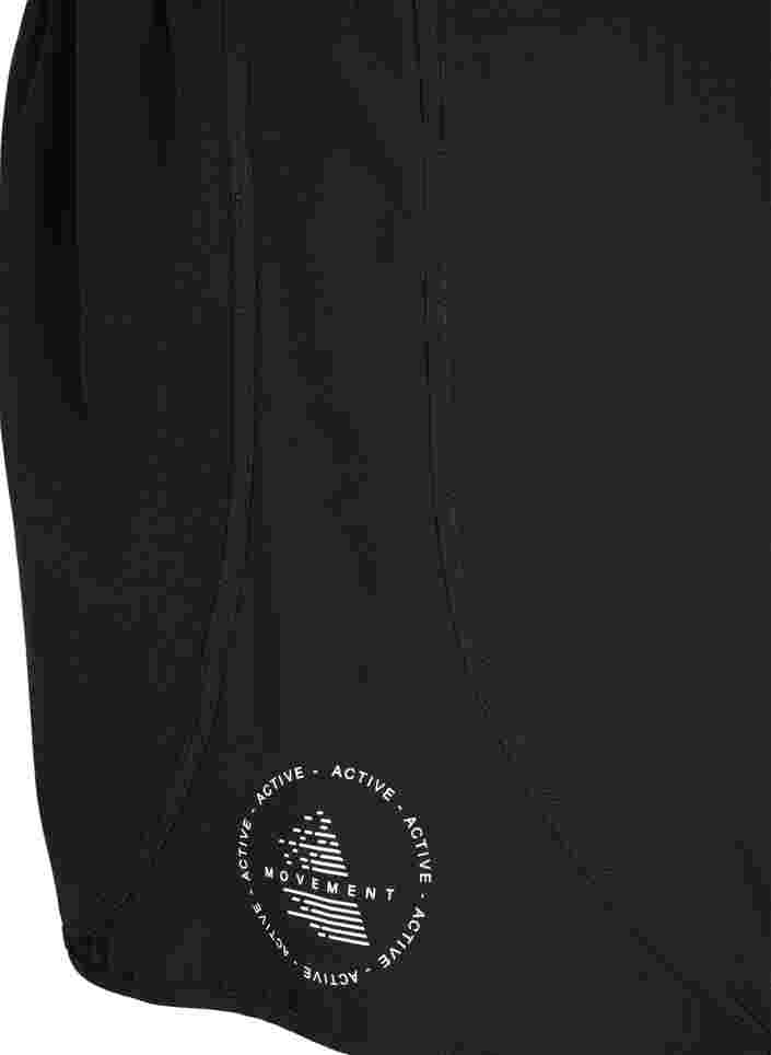 Sport shorts met achterzak, Black, Packshot image number 3