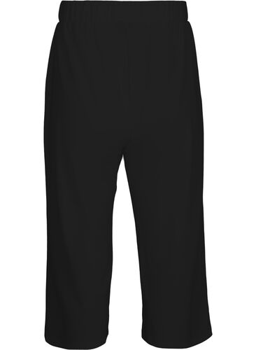 Losse broek met 7/8 lengte, Black, Packshot image number 1