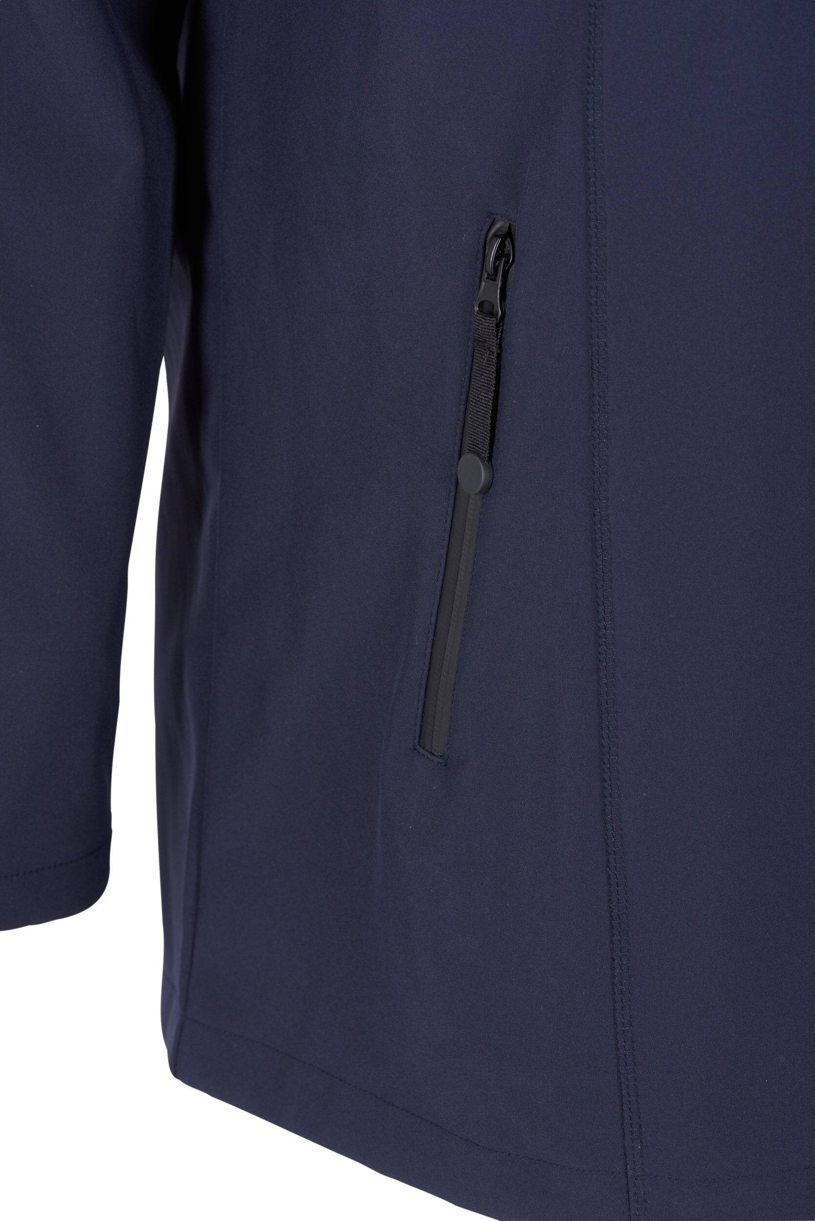 Zizzi Korte softshell jas met capuchon, Night Sky, Packshot image number 3