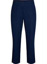 Comfortabele broek met gestreepte textuur, Night Sky Mel.