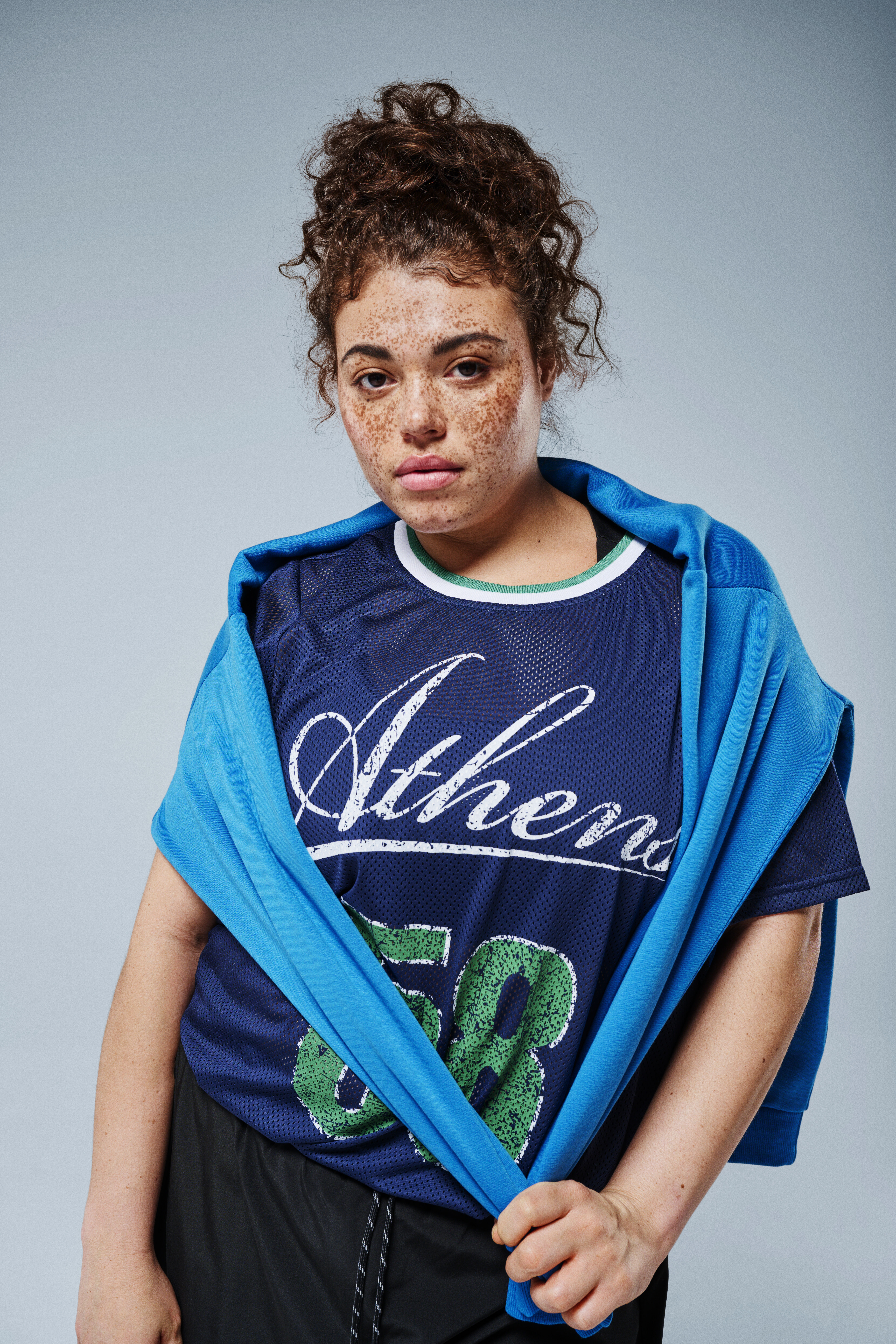 Zizzi Sportshirt van mesh, , Model