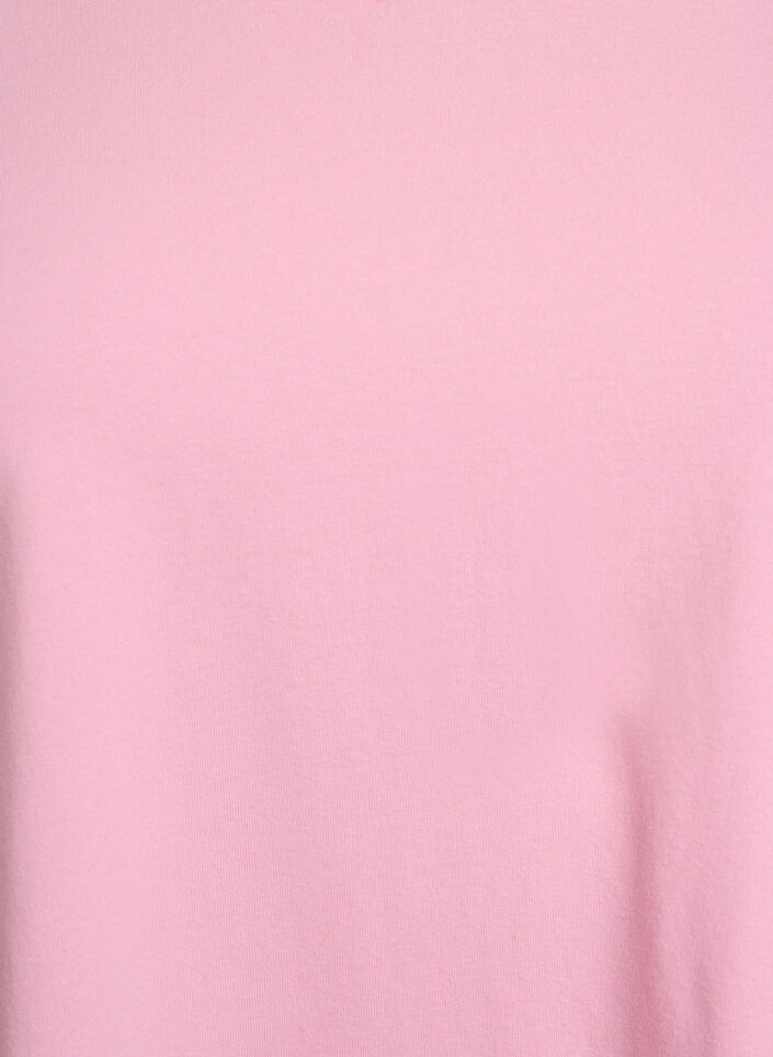 Effen basic katoenen T-shirt, Roze, Packshot image number 2