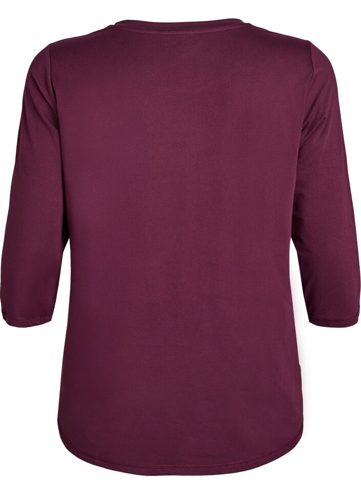 Training blouse met 3/4 mouwen, Rood, Packshot image number 1