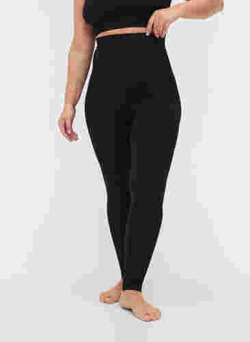Shapewear legging met hoge taille, Black, Model image number 2