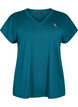 Losse trainingsshirt met v-hals, Groen, Packshot image number 0