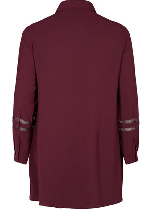 Lang shirt met kanten details, Winetasting, Packshot image number 1
