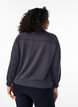 Sportief sweatshirt met hoge hals en ritssluiting, Asphalt, Model image number 1