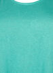 Top met structuur en ronde hals, Turquoise, Packshot image number 2