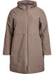 Winterjas met verstelbare taille, Bruin, Packshot image number 0