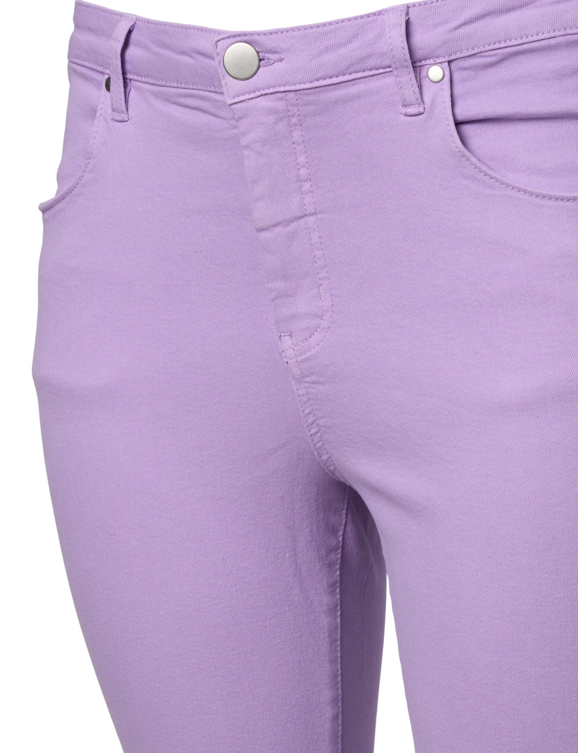 Zizzi Amy jeans met hoge taille en super slanke pasvorm, Lavender, Packshot image number 2