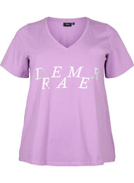 Katoenen nachthemd met tekstopdruk, L.Crystal w.Dreamer