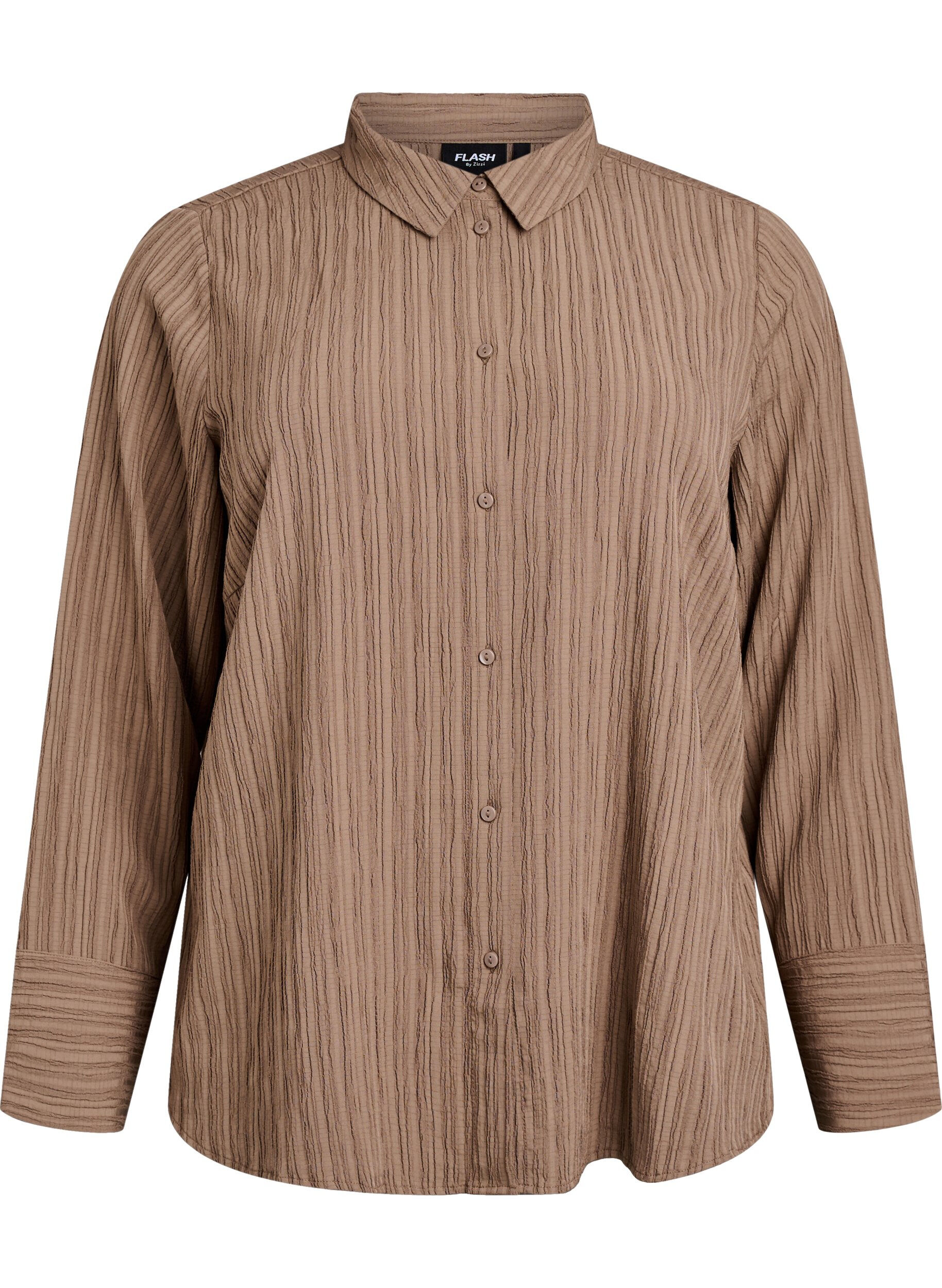 FLASH - Shirt met textuur