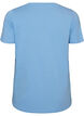 Katoenen T-shirt met V-hals en print aan de voorkant, 0698, Packshot image number 1