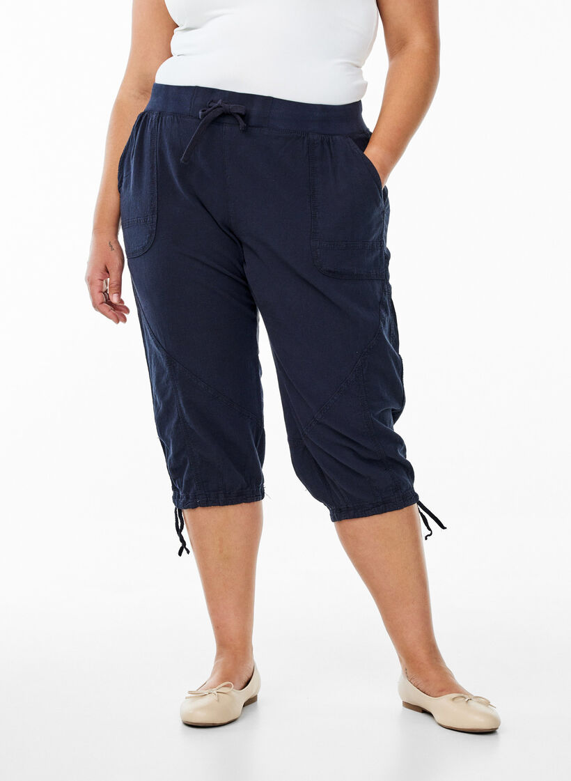 Onderbroek in katoen, Blauw, Model image number 2