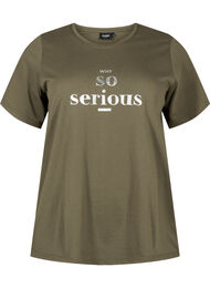 FLASH - T-shirt met motief, Ivy Green