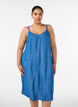 Denimlook jurk in TENCEL&trade; Lyocell met bandjes, Blauw, Model image number 0