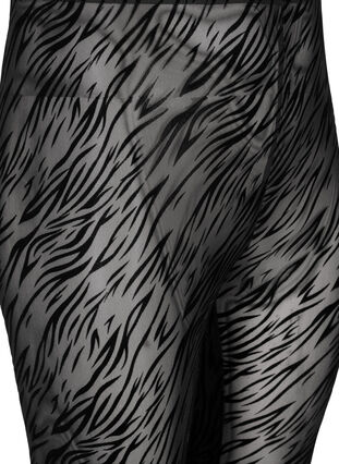 Gedessineerde mesh legging, Black Tiger AOP, Packshot image number 2