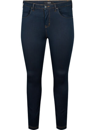 Super slim Amy jeans met hoge taille, Tobacco Un, Packshot image number 0