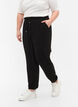 Effen broek met grote zakken, Black, Model image number 2