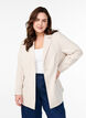 Klassieke blazer met knoopsluiting, Beige, Model image number 0