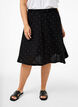 2-pack rok van viscose, Zwart, Model image number 1