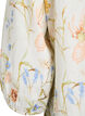 Shirtblouse in linnen en viscose met 3/4-mouwen, Vanille, Packshot image number 3